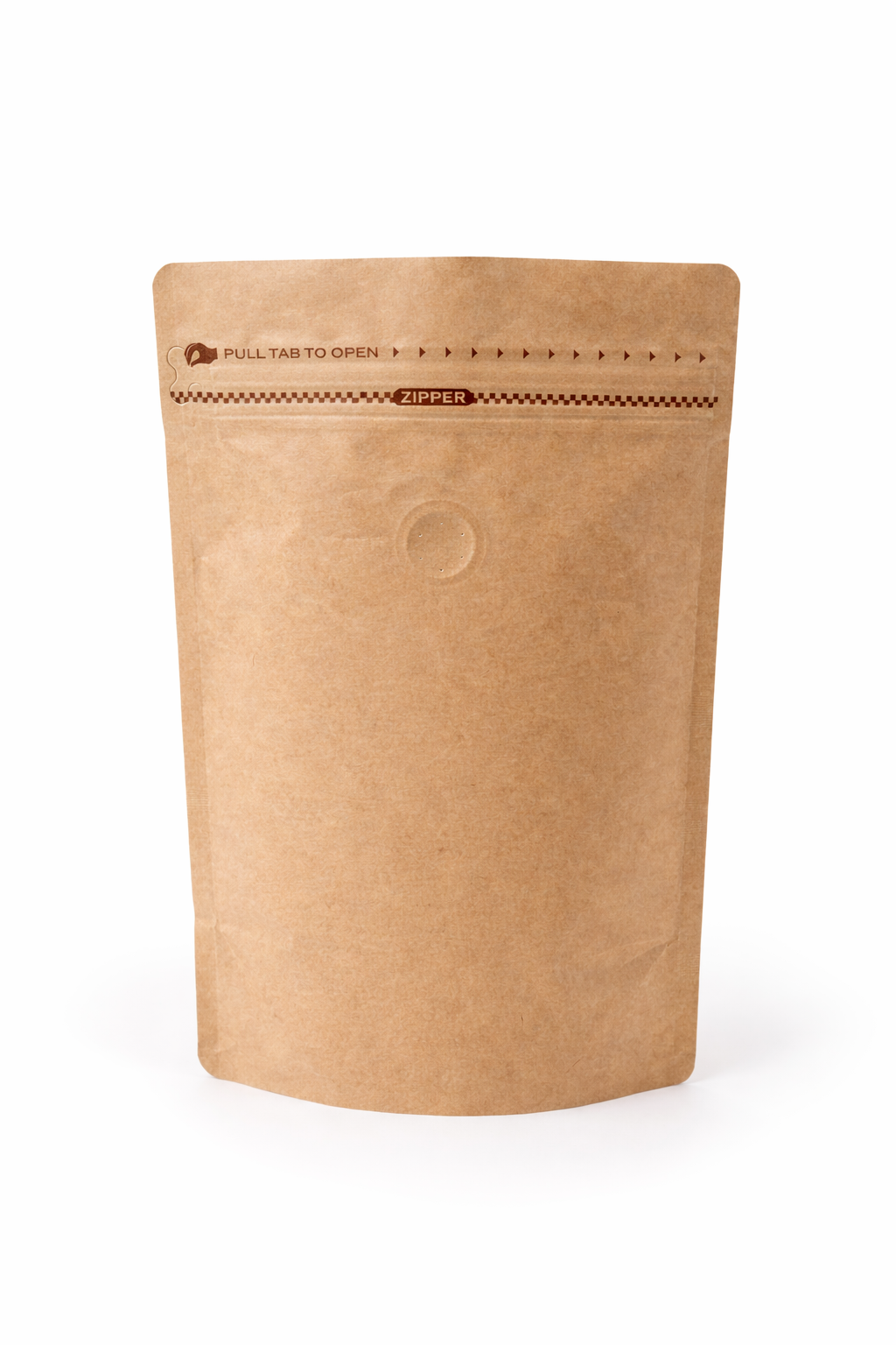 Sacchetti Per Caffè In Carta Kraft Con Valvola E Chiusura Zip - 250g, 15,2x22,5x5,1 Cm, Confezione Da 25 Pezzi