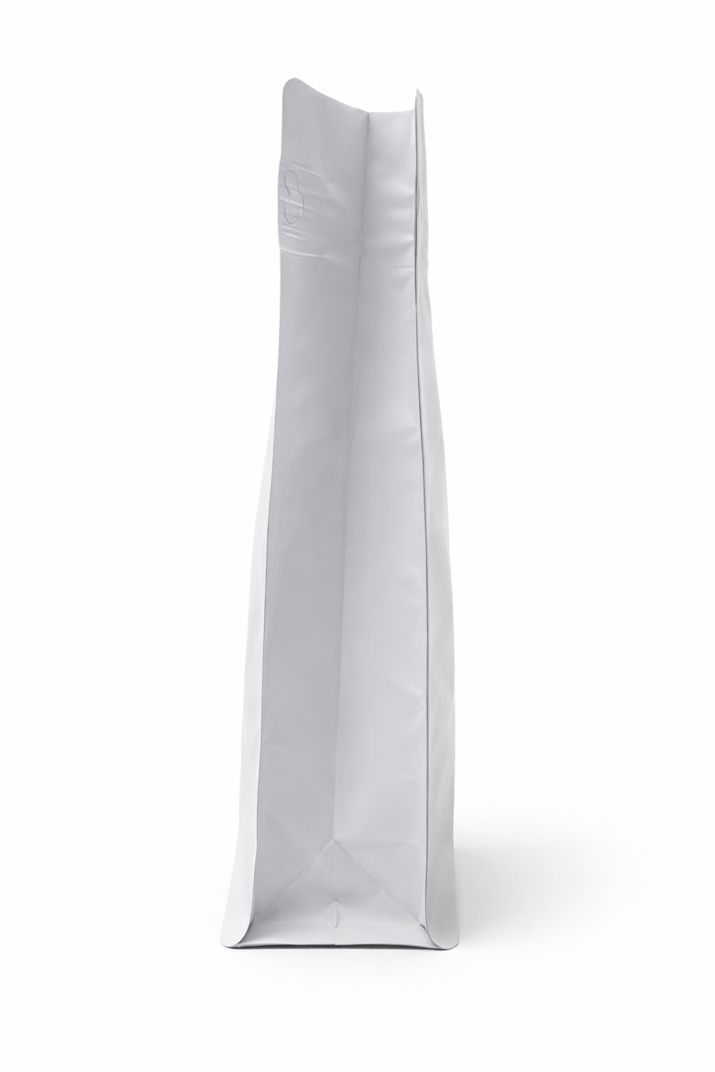 Bolsa para café: blanco 1KG base plana - Con Aluminio 250ud