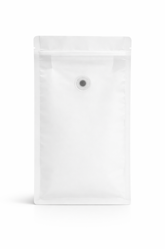 Bolsa 250 gramos reciclable para café de especialidad.