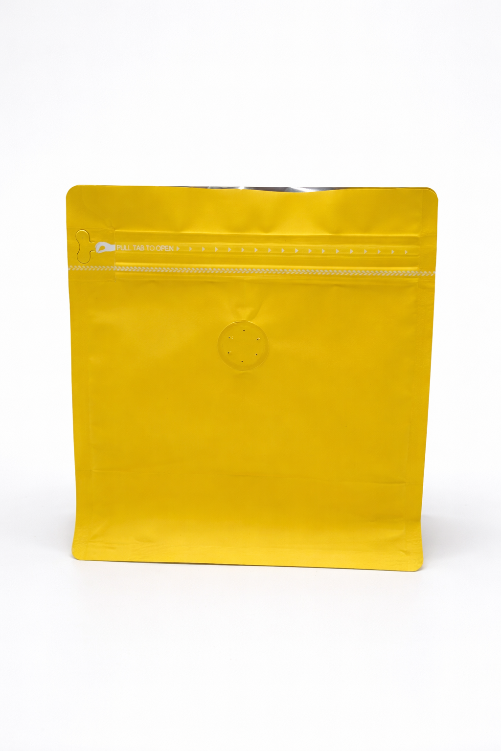 Bolsas para café: Amarilla 250g Box Bottom – Con aluminio (250 ud)