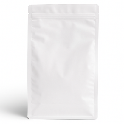 Bolsa para café: blanco 250 gr base plana - Reciclable  250ud