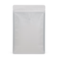 Bolsa para Café de especialidad 250g: Blanca con franja Gris 250ud Base plana Reciclable