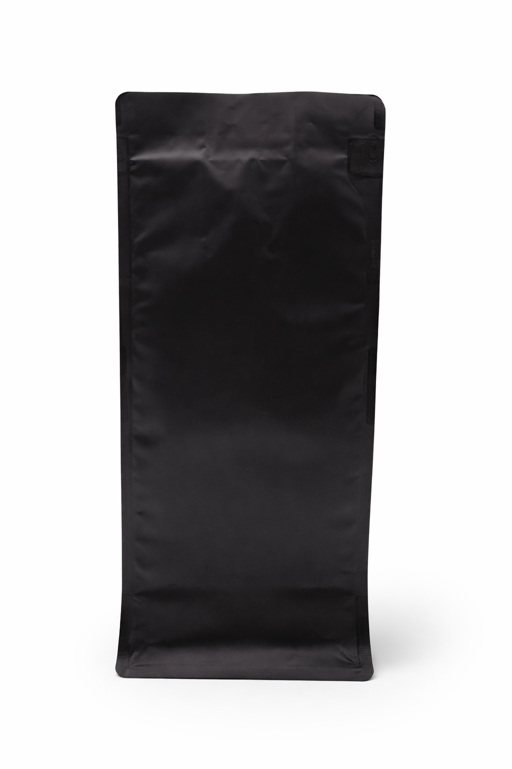 Bolsas para café: Negro Satinado 1kg Base Plana Con Aluminio 250ud